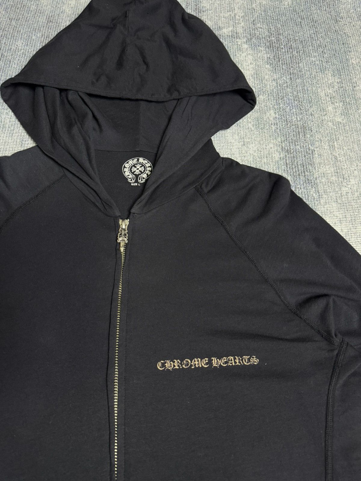 Chrome Hearts RARE! VINTAGE! Zip-up Cross Plus Sweater Size US L / EU 52-54 / 3 - 4 Thumbnail