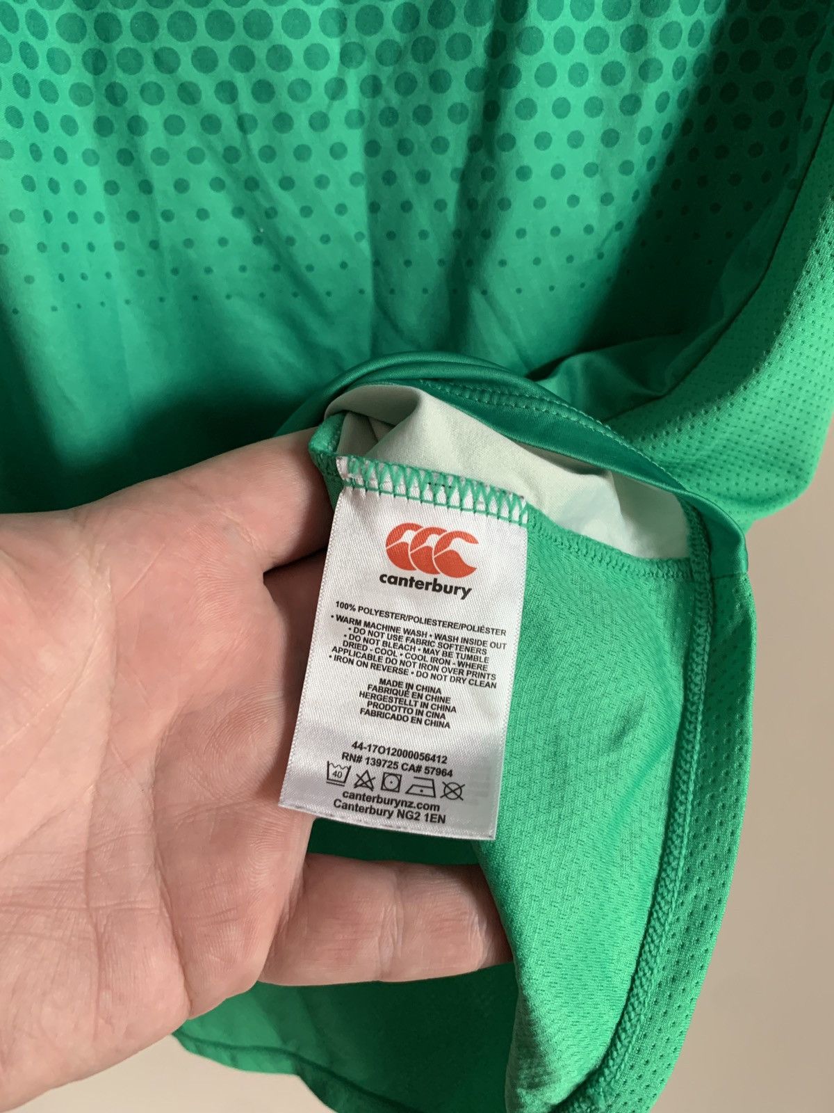 Canterbury of New Zealand Ireland Training Rugby Union Shirt Canterbury Jersey Size L Size US L / EU 52-54 / 3 - 7 Thumbnail
