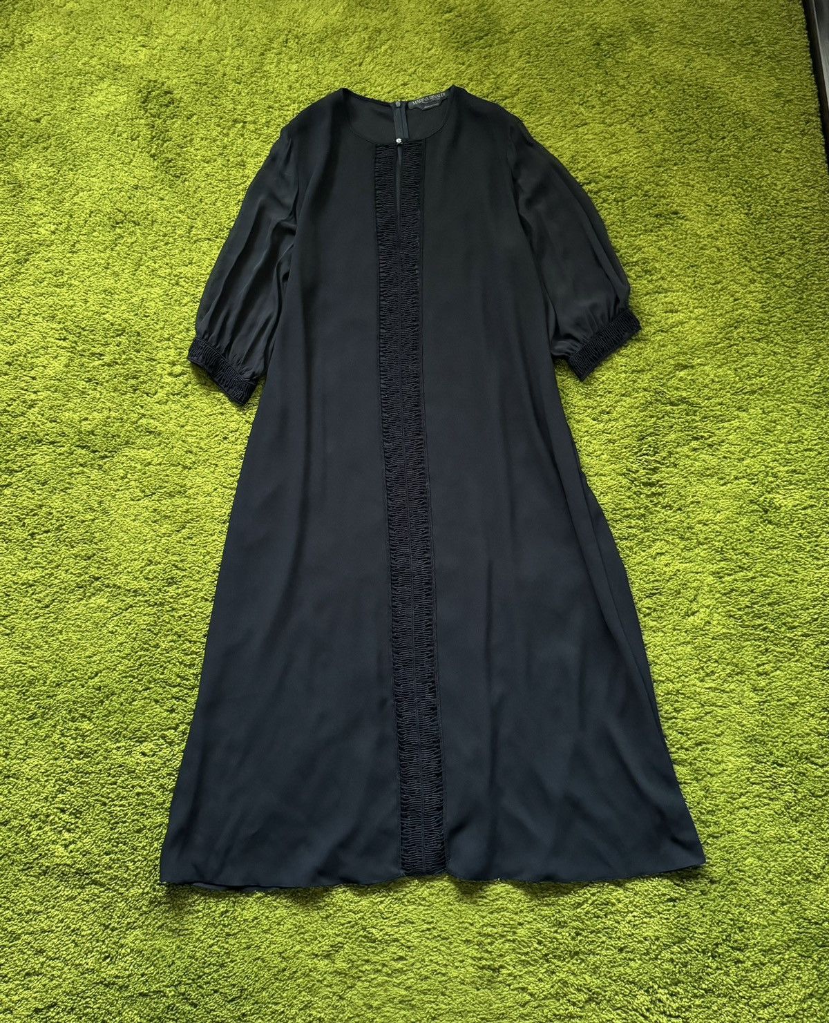 Designer Marina Rinaldi avant garde maxi dress Size XXL / US 16-18 / IT 52-54 - 1 Thumbnail