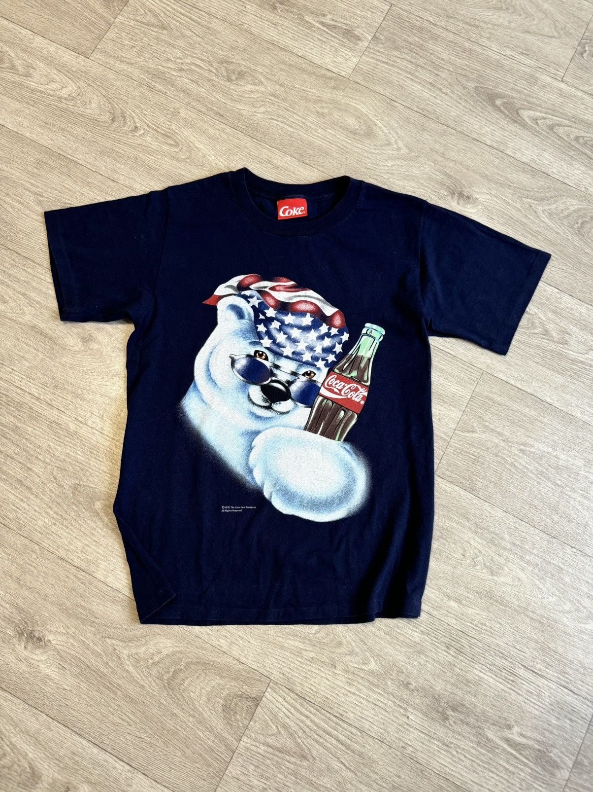 Coca Cola × Vintage 🔷Vintage Coca Cola Bear T-shirt 90s🔷 Size US L / EU 52-54 / 3 - 1 Thumbnail