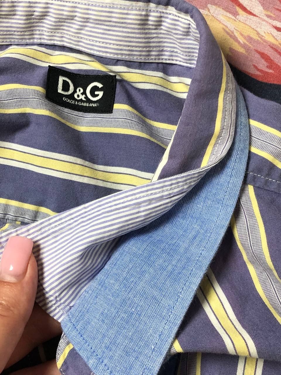 Dolce & Gabbana Dolce & Gabbana Button Ups Long Sleeve Shirt Size US L / EU 52-54 / 3 - 15 Thumbnail