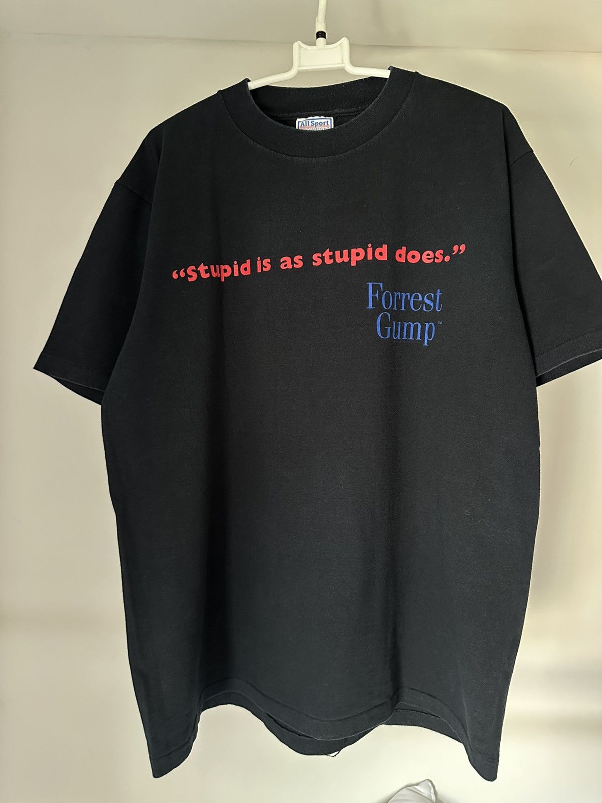 All Sport Vintage Forrest Gump “Stupid is as stupid Does” Size US L / EU 52-54 / 3 - 1 Thumbnail