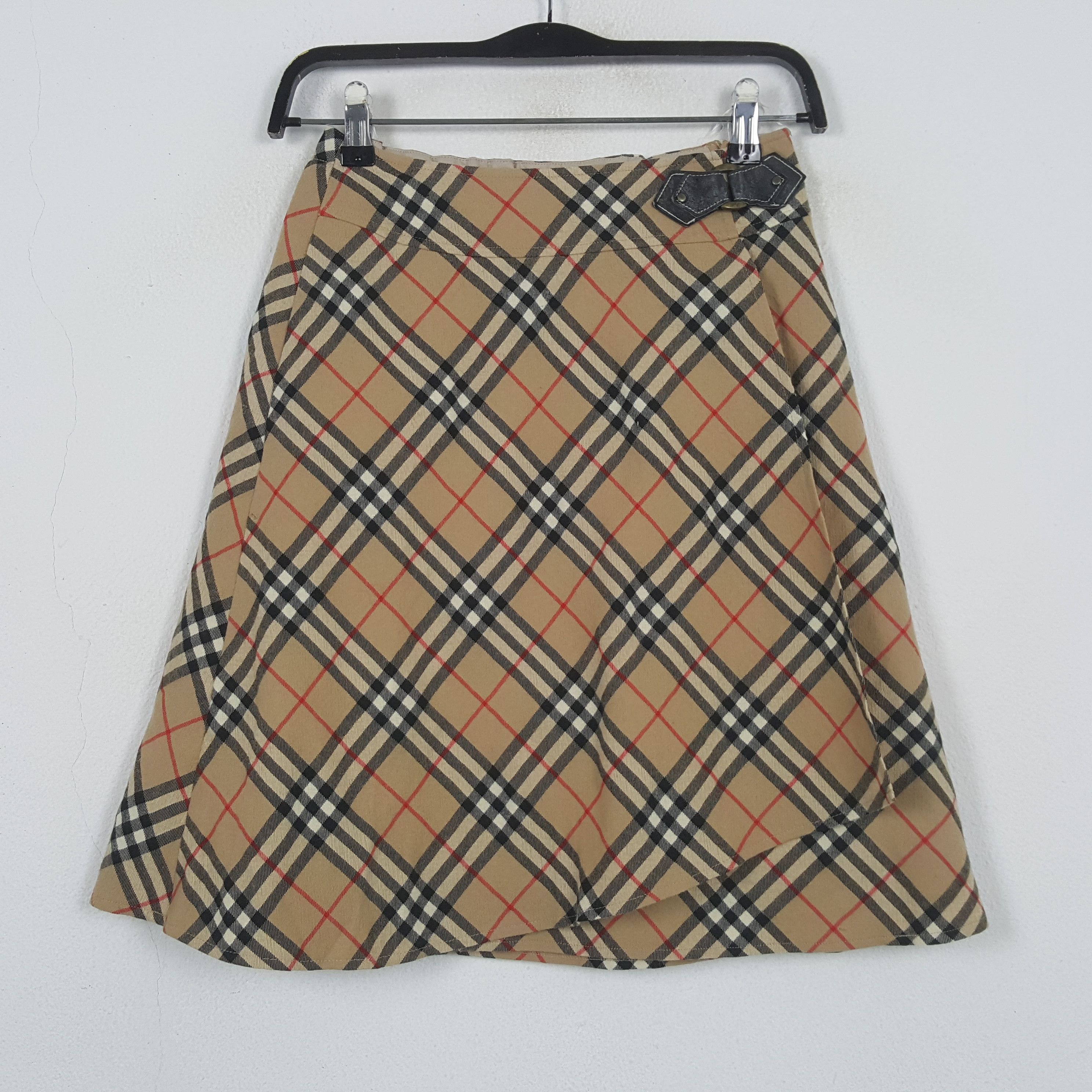 Burberry BURBERRY LONDON Nova Check Design Skirts C280N30 Size 23" - 1 Thumbnail