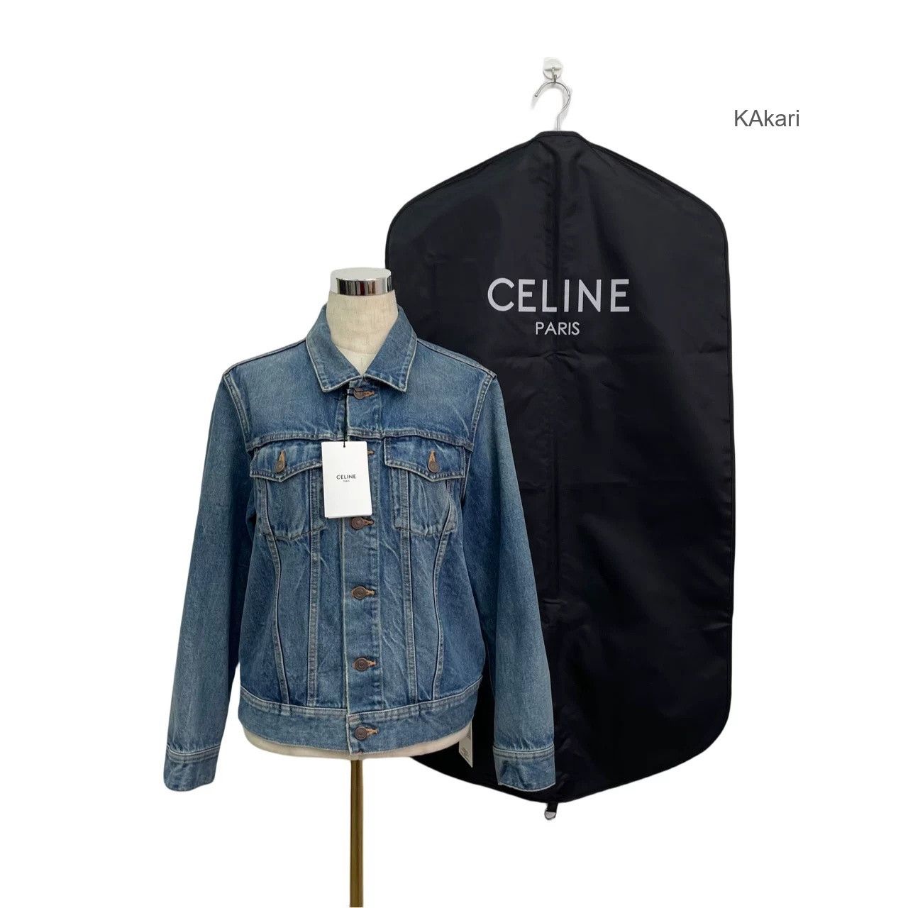 Celine CELINE Washed Denim Printed Jacket Size US M / EU 48-50 / 2 - 6 Thumbnail