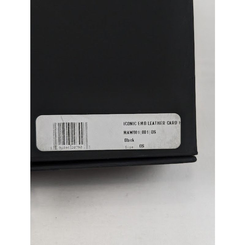 Amiri o1rshd1 Size: OS / Iconic Emb Leather Card Holder in Black Size ONE SIZE - 12 Thumbnail