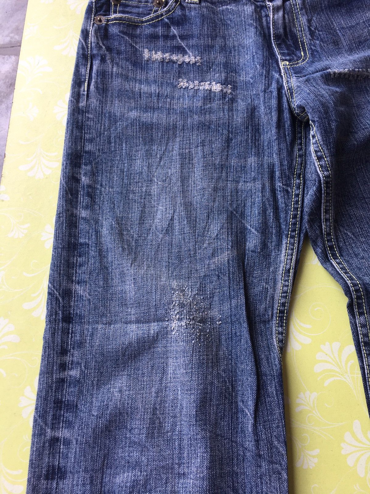 Designer Oririn jeans distressed Size US 31 - 7 Thumbnail