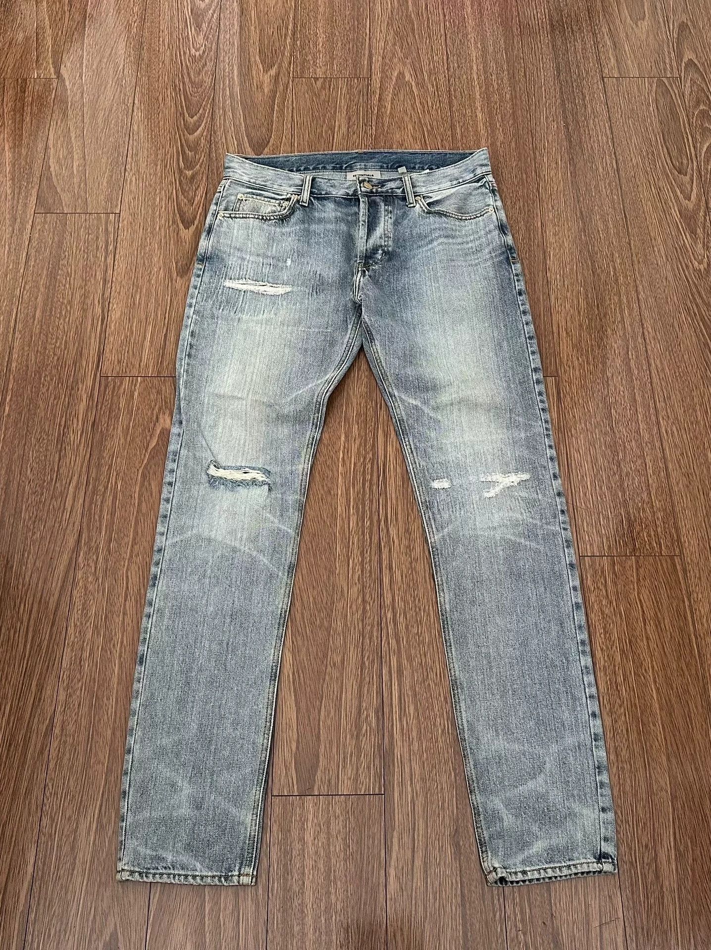 Fear of God Fear of God Essentials FW20 Denim Jeans Size US 32 / EU 48 - 4 Thumbnail