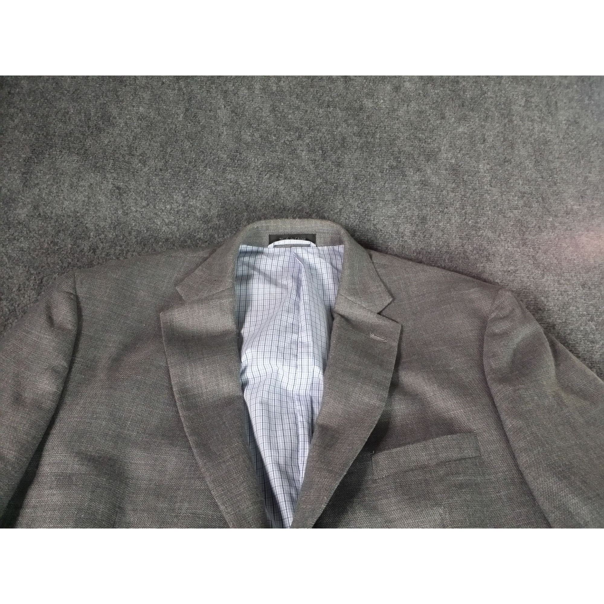 Lauren Ralph Lauren Lauren Ralph Lauren Blazer Men Sz 46R Gray 2 Button Designer Size 46R - 2 Thumbnail