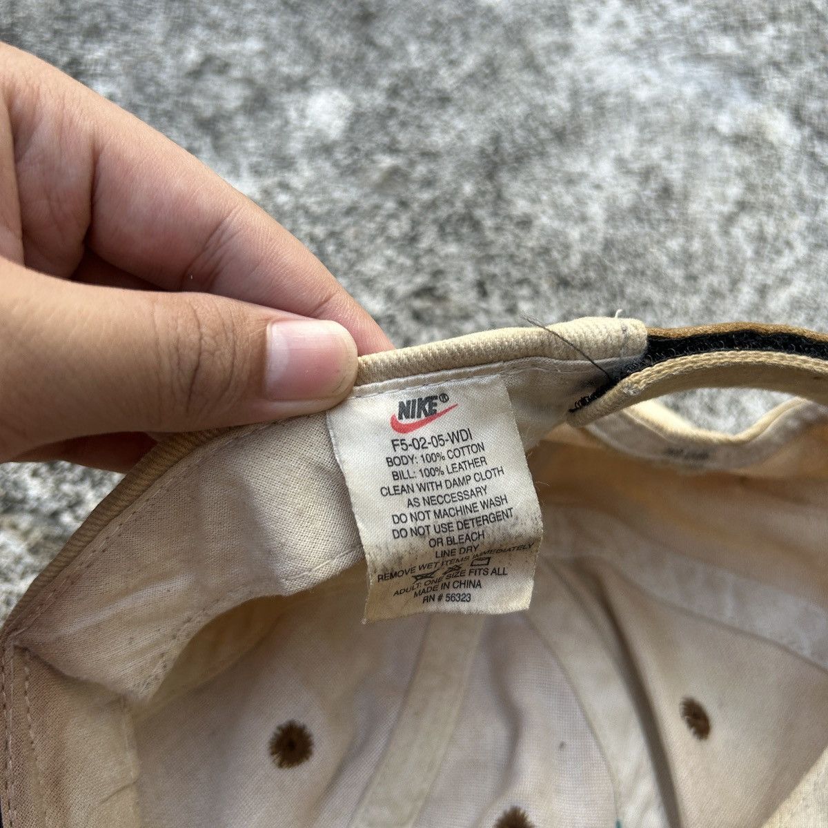 Nike × Vintage Vintage thrashed Faded Nike Hats Size ONE SIZE - 7 Thumbnail
