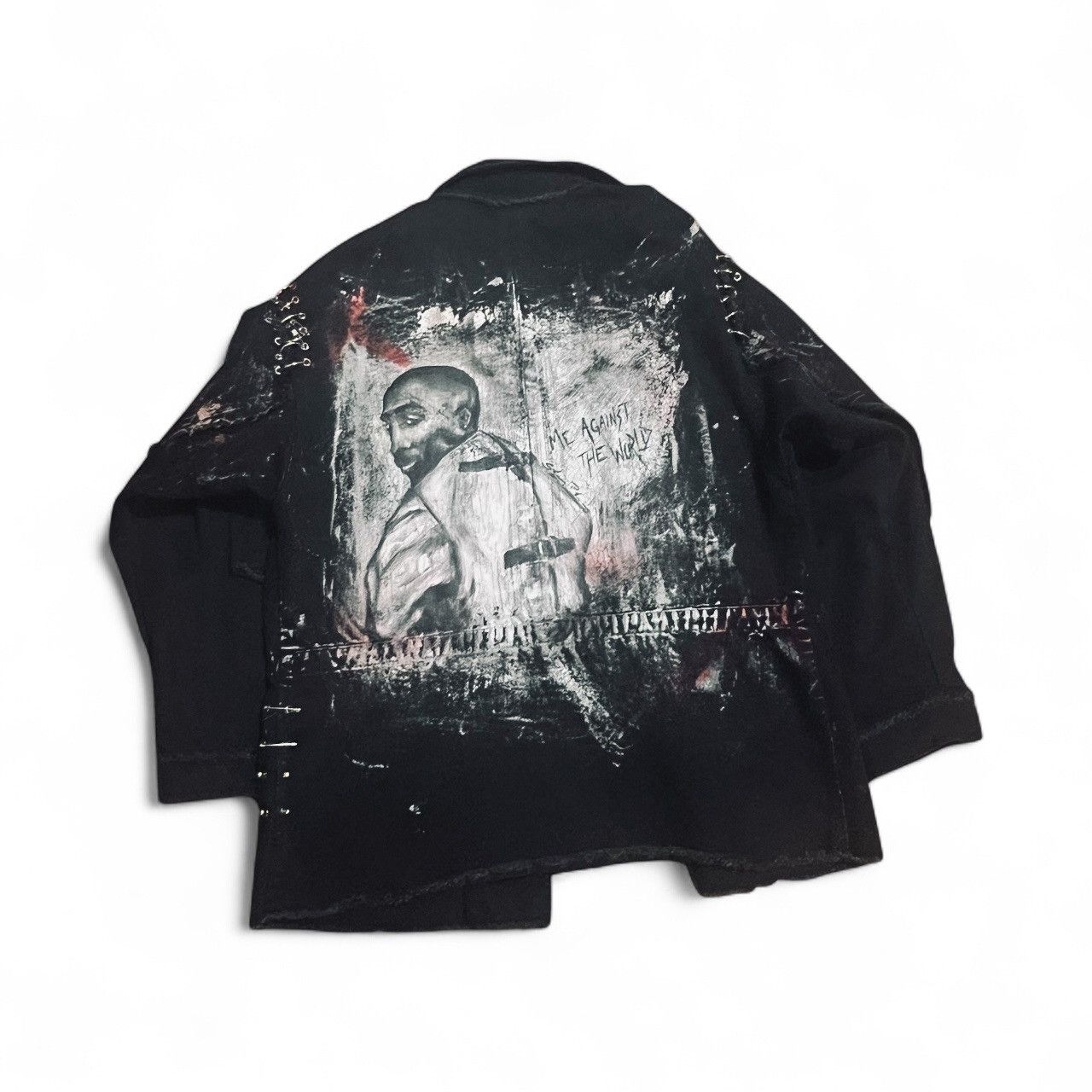 Other Custom BEULAH large denim jacket 1/1 Tupac by shei phan Size US L / EU 52-54 / 3 - 1 Thumbnail