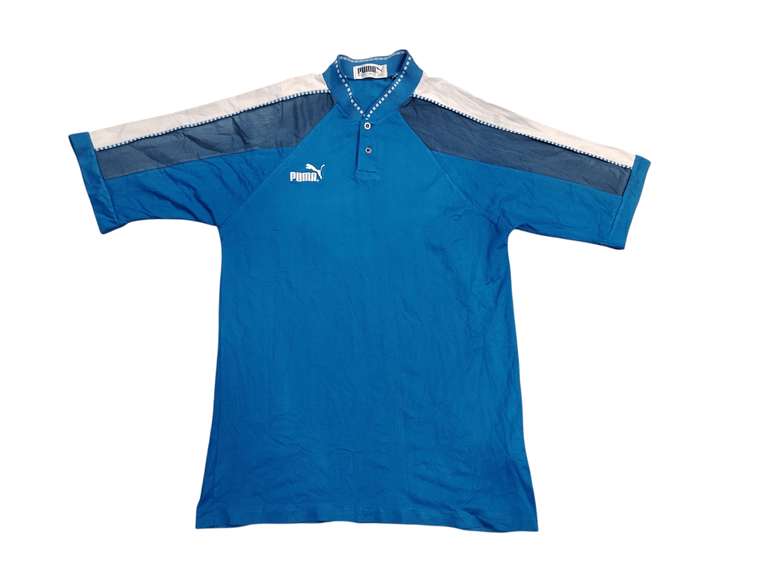Puma Vintage 90s Puma Training Polo Shirt Size US M / EU 48-50 / 2 - 1 Thumbnail