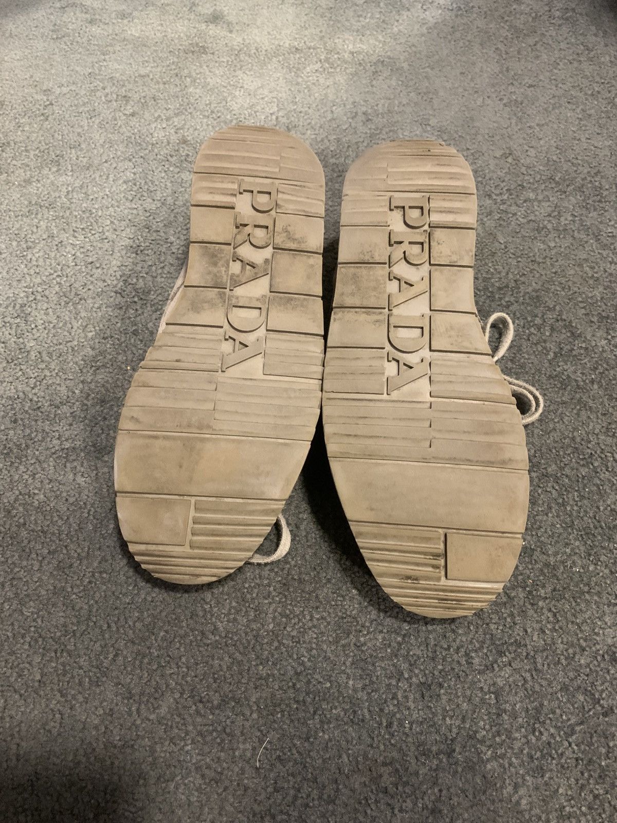 Prada PRADA GREY SUEDE SNEAKERS Size US 9 / EU 42 - 5 Thumbnail