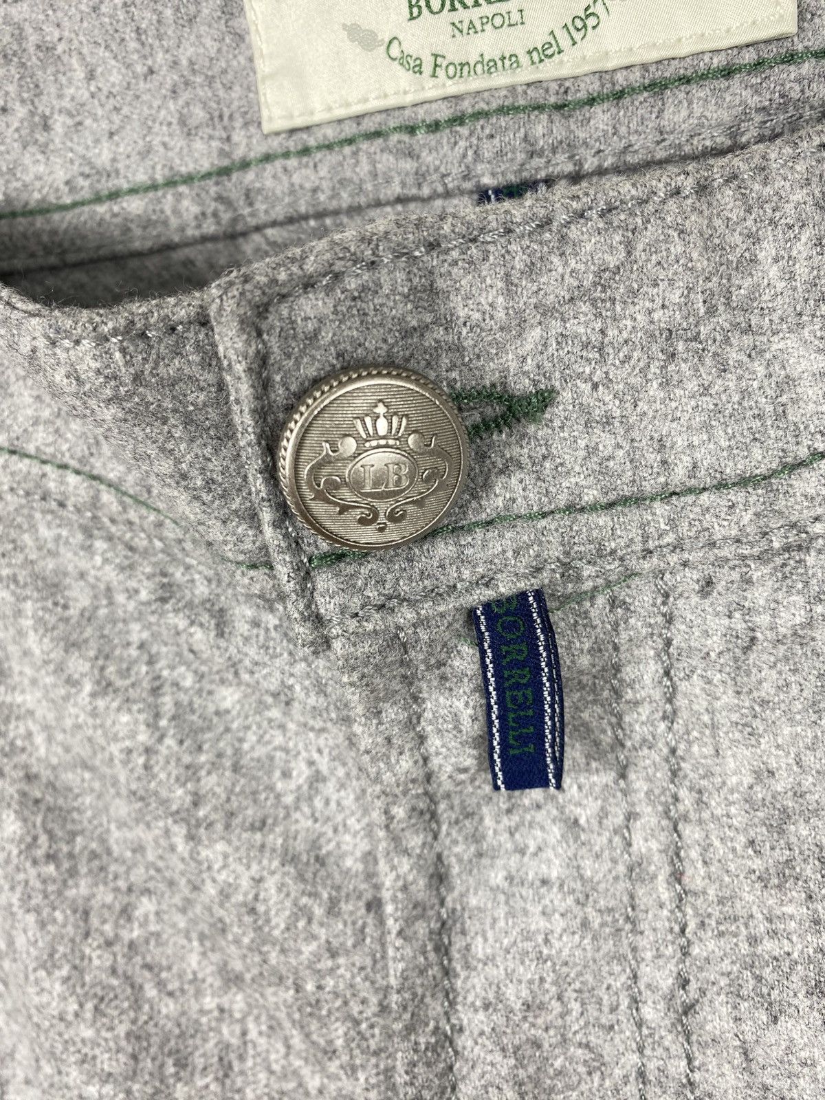 Luigi Borrelli Luigi Borrelli Camerelle Pantalone Pants Cotton-Polyester 34 Size US 34 / EU 50 - 5 Thumbnail