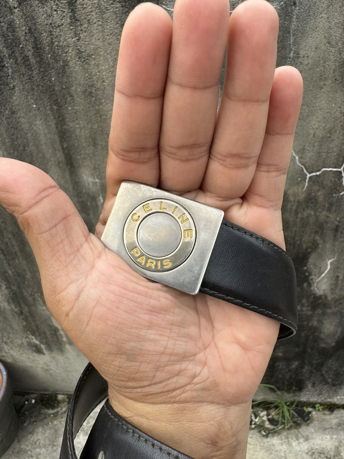 Celine × Designer 💥RARE💥 VINTAGE CELINE LOGO BELT Size ONE SIZE - 1 Thumbnail