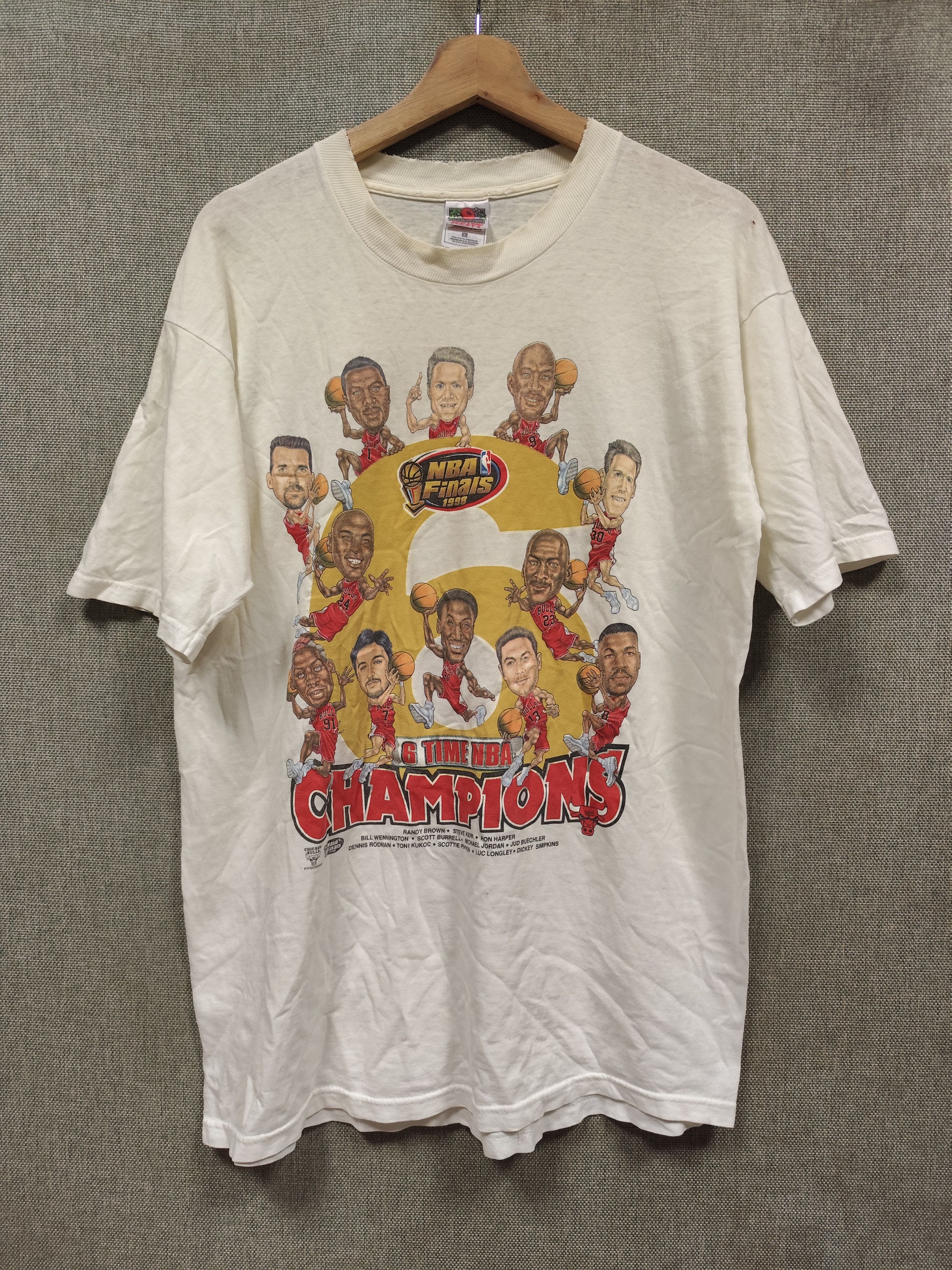 NBA Vintage NBA Finals 1998 Champions Tee Size US M / EU 48-50 / 2 - 1 Thumbnail