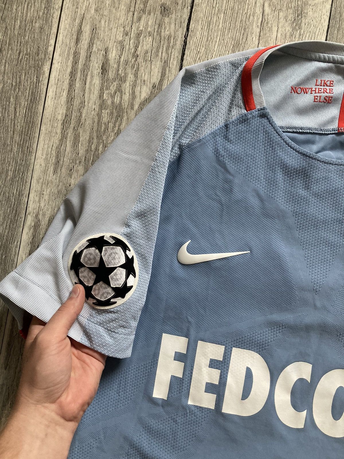 Nike Nike as Monaco player issue UCL soccer football jersey XL Size US XL / EU 56 / 4 - 8 Thumbnail