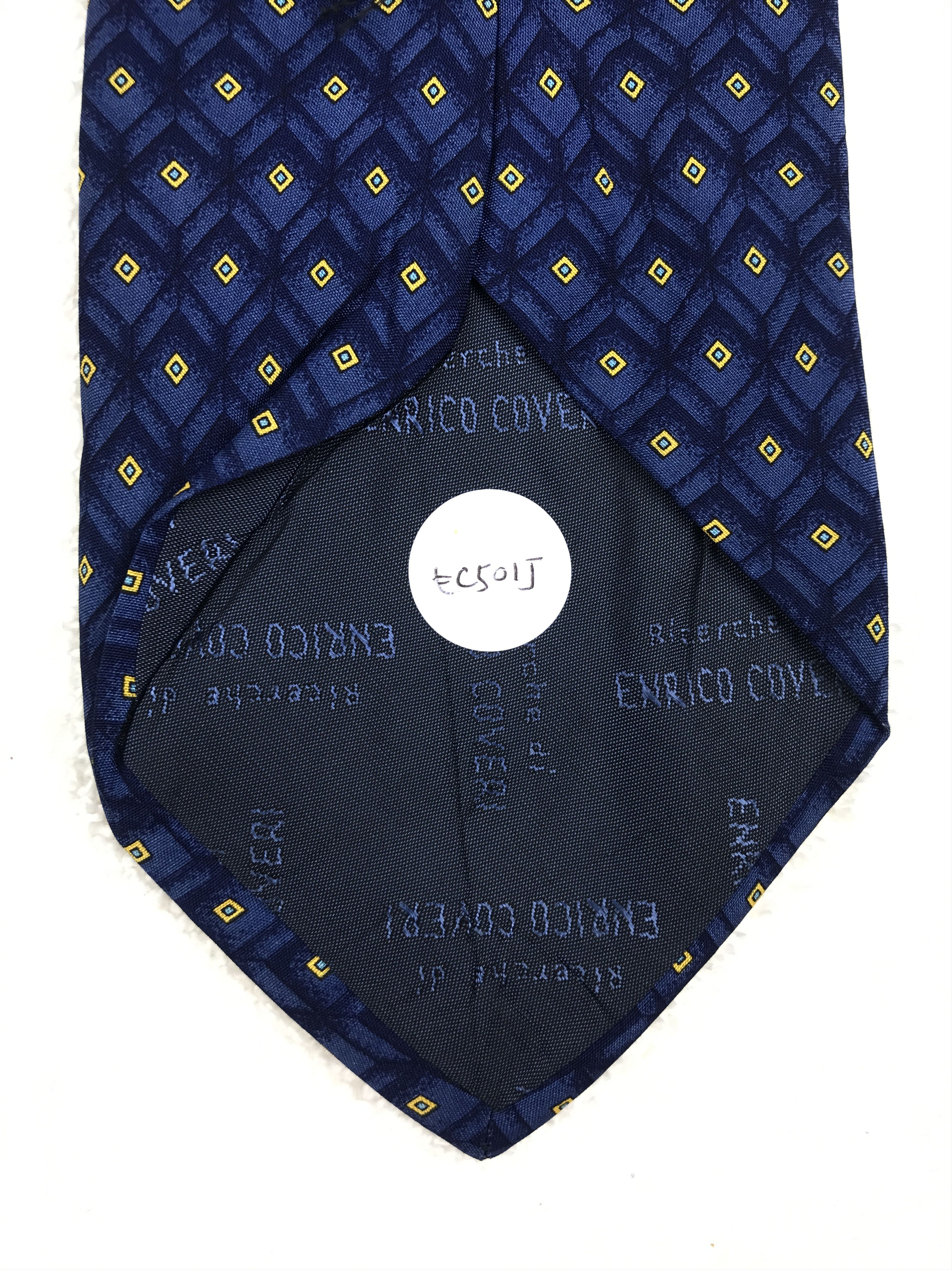 Enrico Coveri × Vintage Vintage Enrico Coveri Silk Necktie Size ONE SIZE - 9 Thumbnail