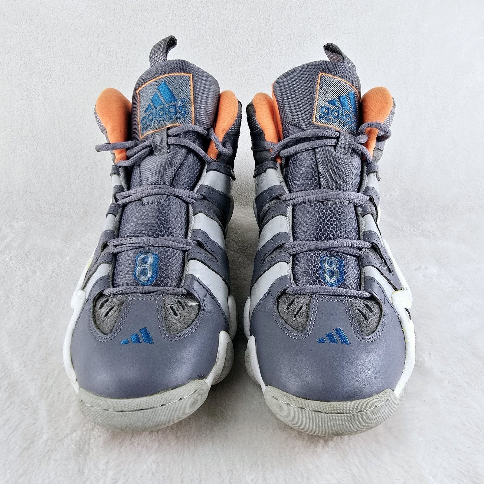 Adidas Adidas Top Ten Kobe Crazy 8 Grey/Orange/Blue/White Size 11 Size US 11 / EU 44 - 3 Thumbnail