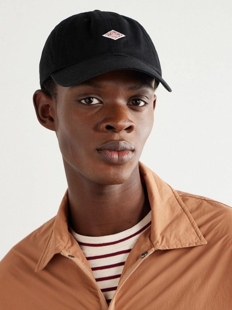 Danton DANTON Logo-Embroidered Cotton-Twill Baseball Cap Black Size ONE SIZE - 2 Thumbnail