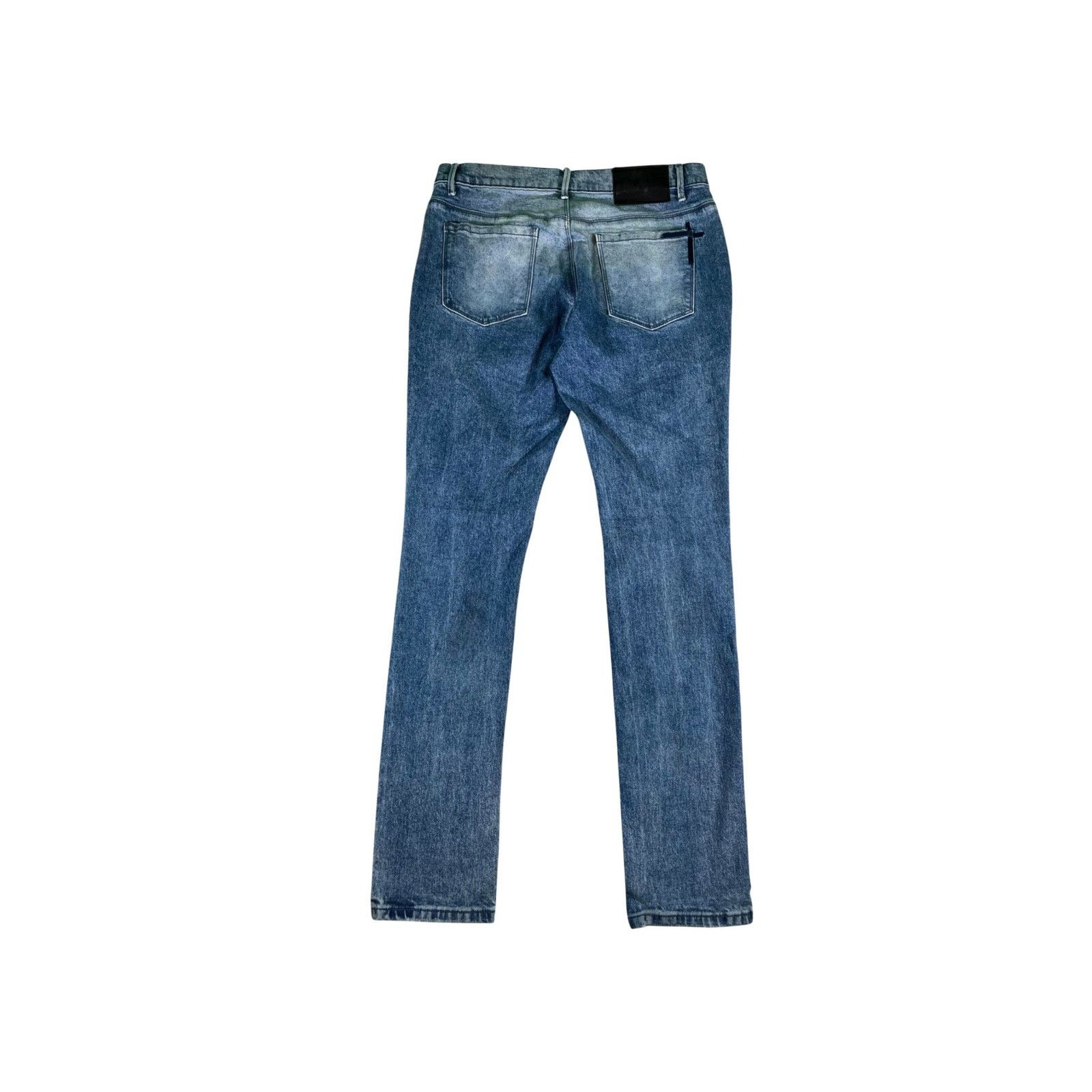 Rta RTA Embroidered Light Wash Jeans Size US 31 - 2 Thumbnail