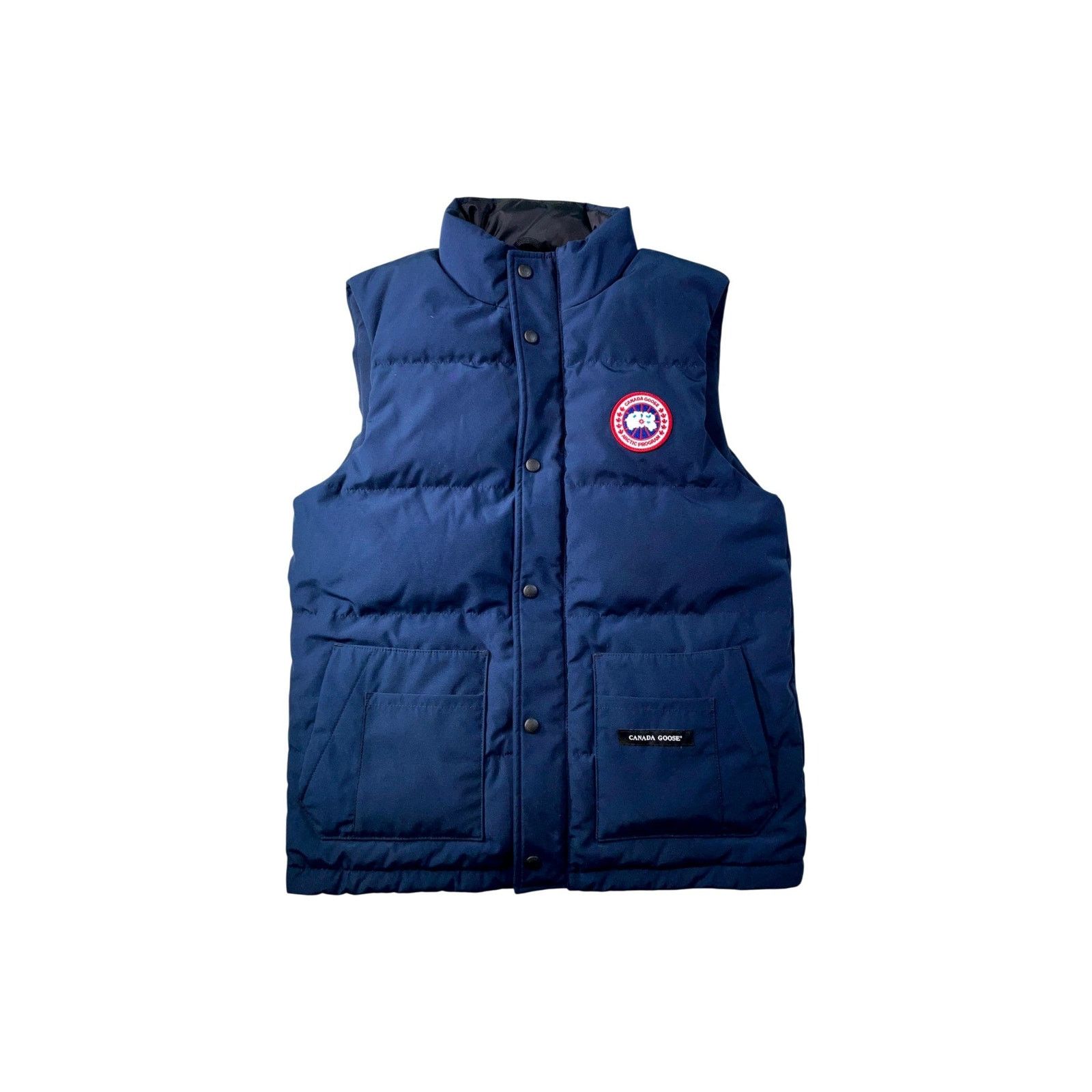 Canada Goose Canada Goose Logo Navy, Red Puffer Vest Size US XS / EU 42 / 0 - 1 Thumbnail