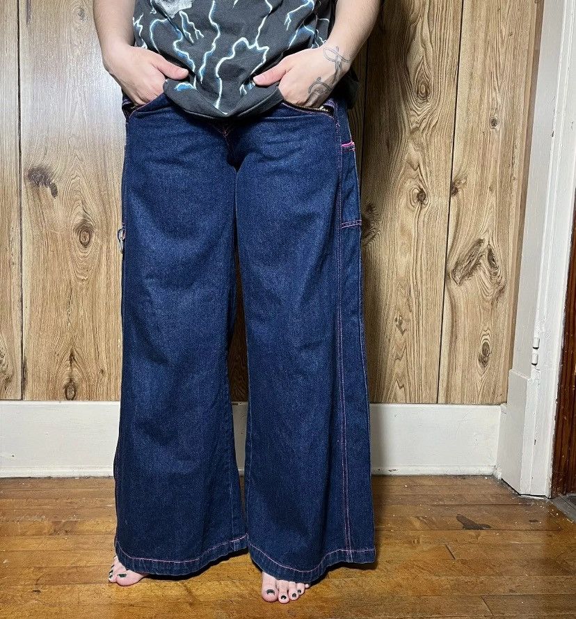 JNCO 90s Kikwear industry wide leg baggy jeans Size 27" / US 4 / IT 40 - 8 Thumbnail