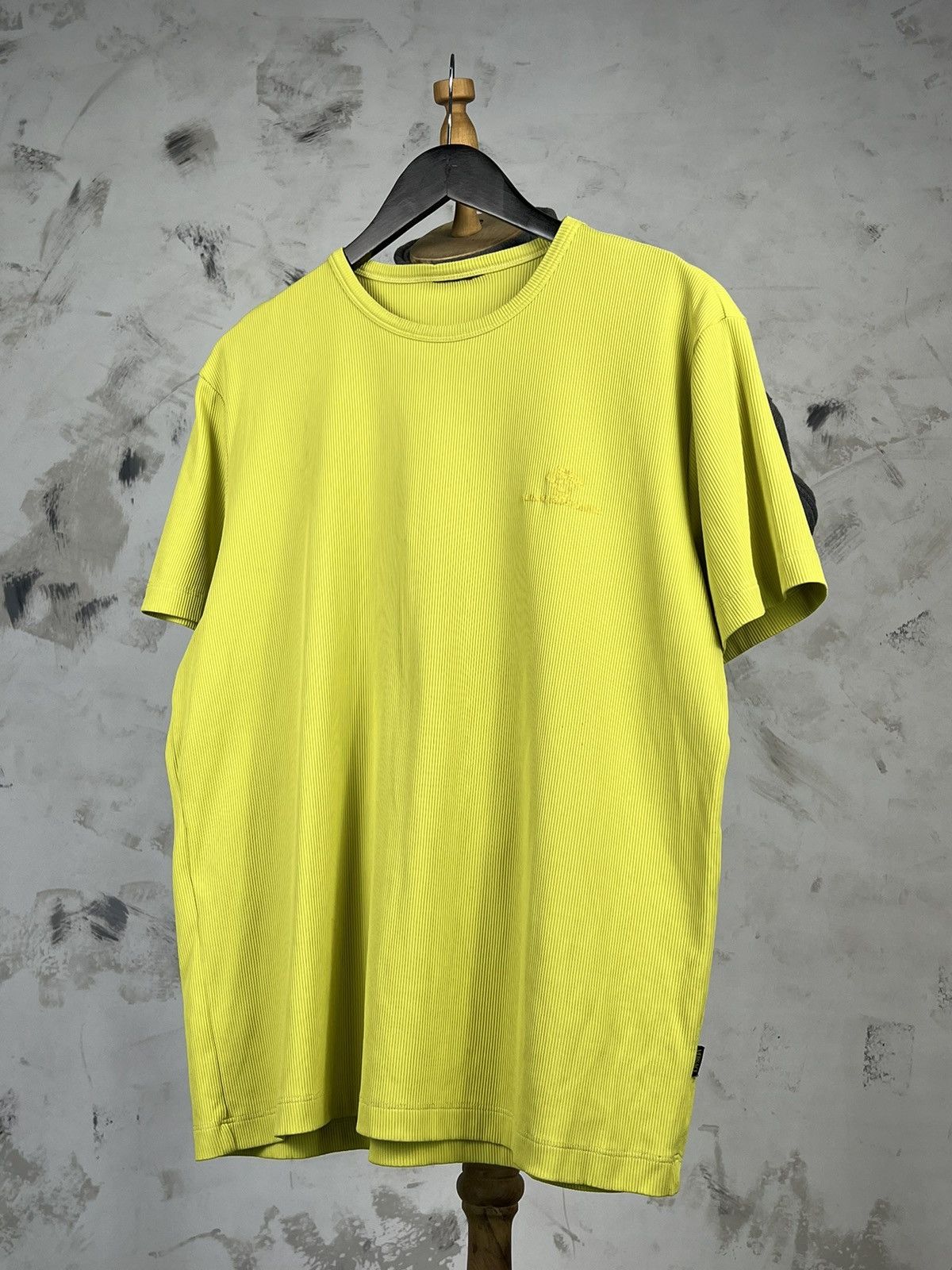 Versace Jeans Couture Versace Ribbed T-Shirt Size M - L Size US L / EU 52-54 / 3 - 1 Thumbnail