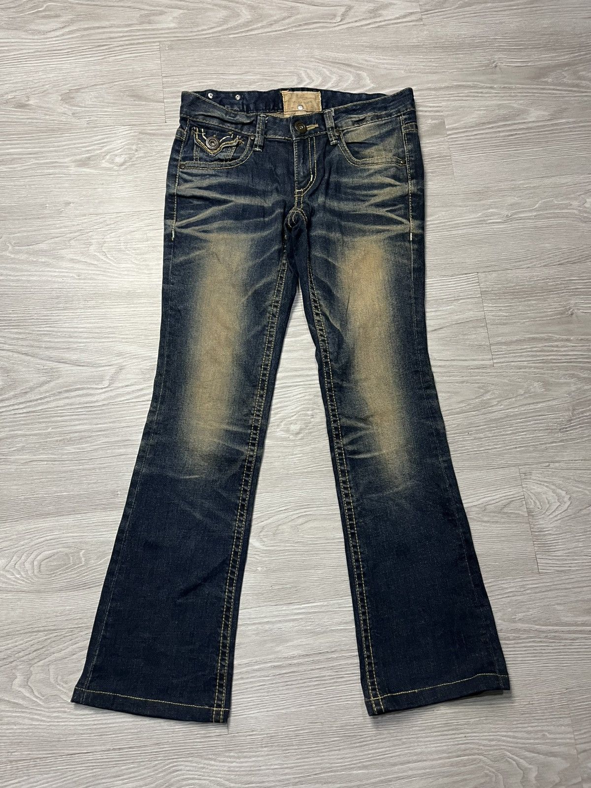 Hysteric Glamour Y2k Lolita ifsixwasnine Faded Flare Jeans Size 30" / US 8 / IT 44 - 1 Thumbnail