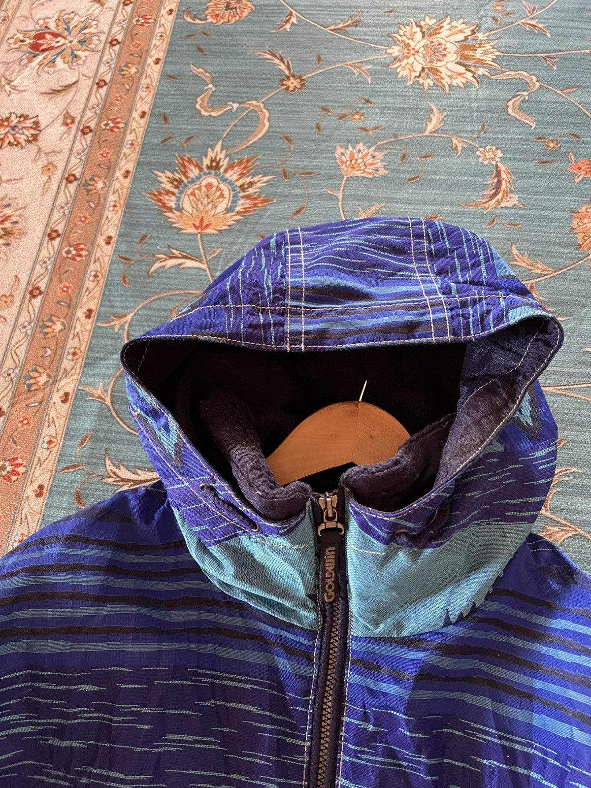 Descente × Goldwin × Japanese Brand 80’s Goldwin By Descente Navajo Half Zipper Jacket Size US L / EU 52-54 / 3 - 8 Thumbnail