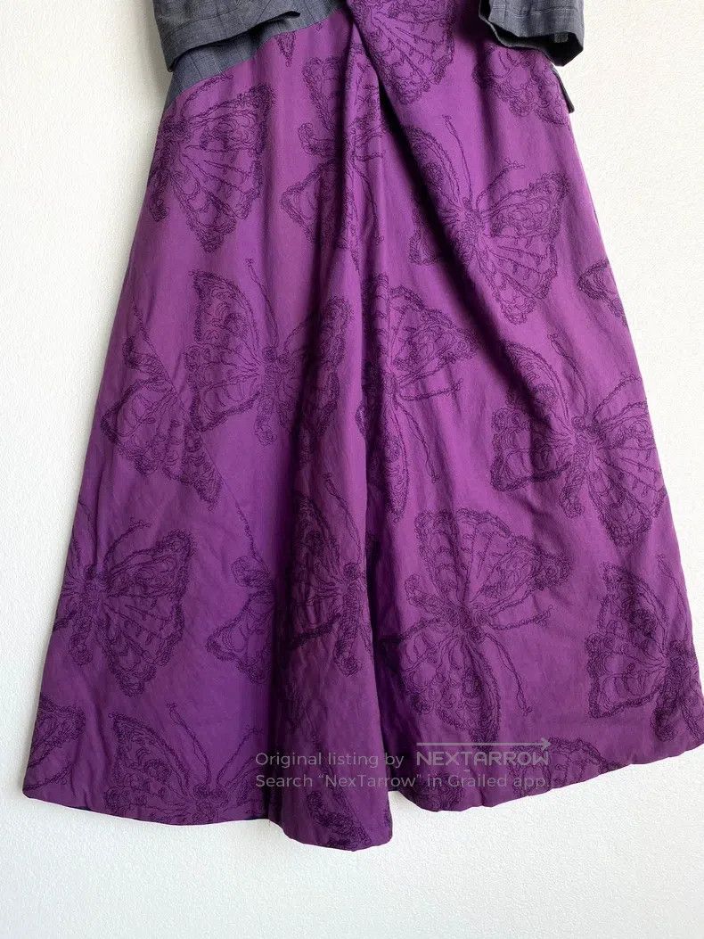 Junya Watanabe Junya Watanabe Mixed material patchwork butterfly embroide Size S / US 4 / IT 40 - 5 Thumbnail