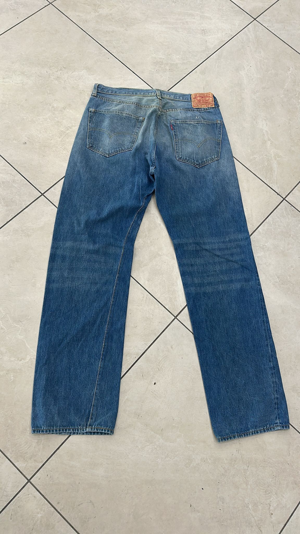 Levi's Vintage Clothing LVC Levi's Vintage Clothing 1955 501XX BigE Selvedge Jeans Size US 34 / EU 50 - 2 Thumbnail