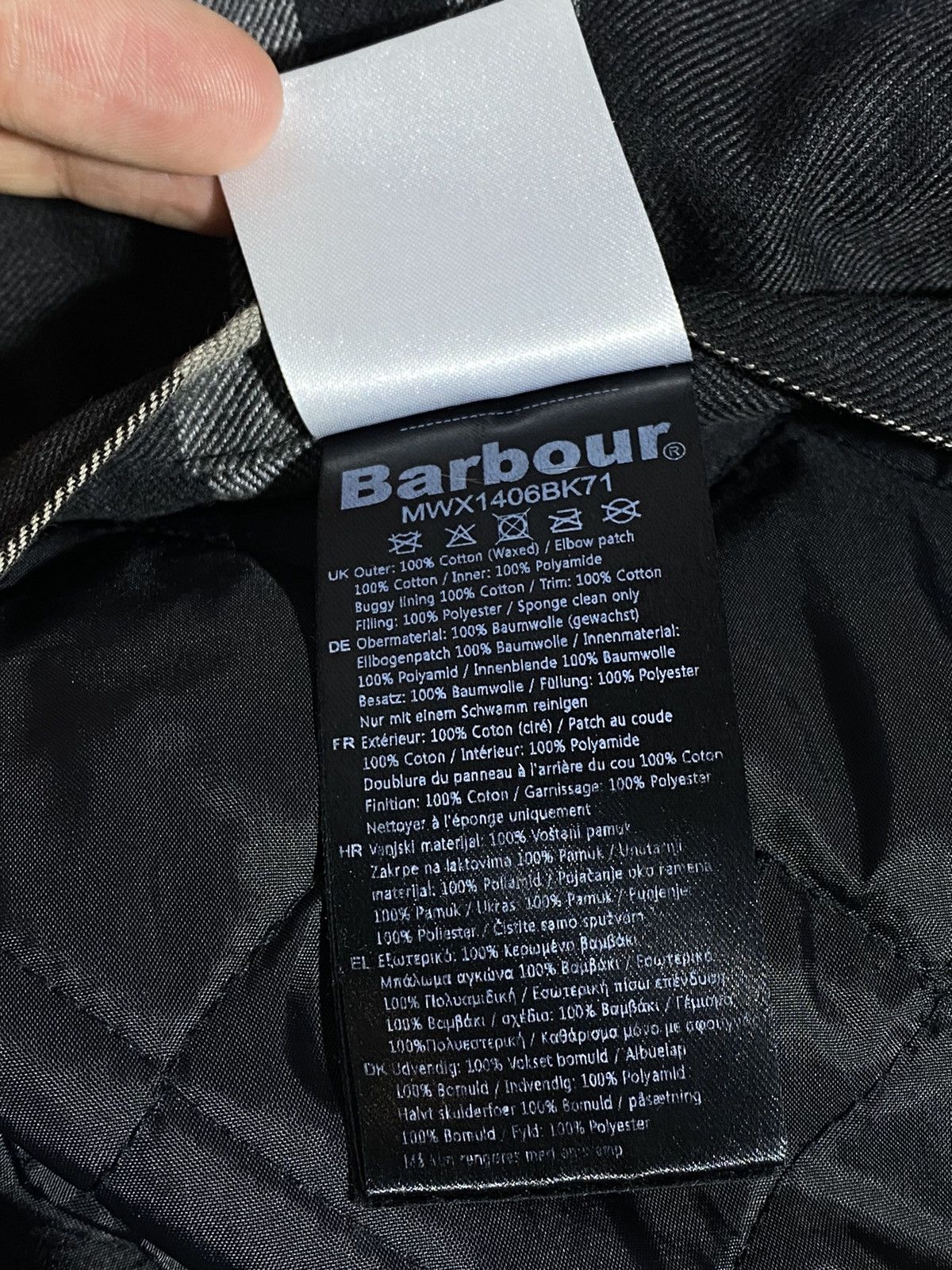 Barbour Barbour Strathyre Wax Jacket Men’s Black England Size US XL / EU 56 / 4 - 24 Thumbnail