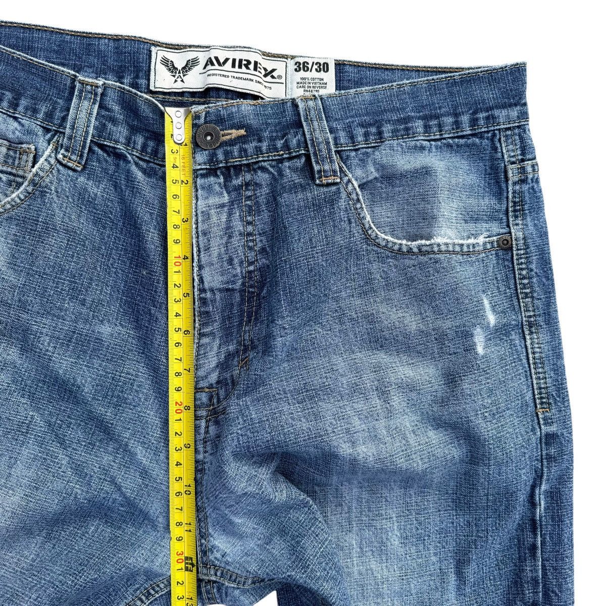 Avirex × Southpole Wide Leg AVIREX Washed Baggy Y2K Jeans Skater Southpole Size US 36 / EU 52 - 8 Thumbnail