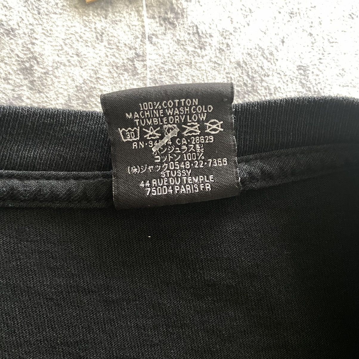 Stussy STUSSY USA Tee black Size US L / EU 52-54 / 3 - 6 Thumbnail