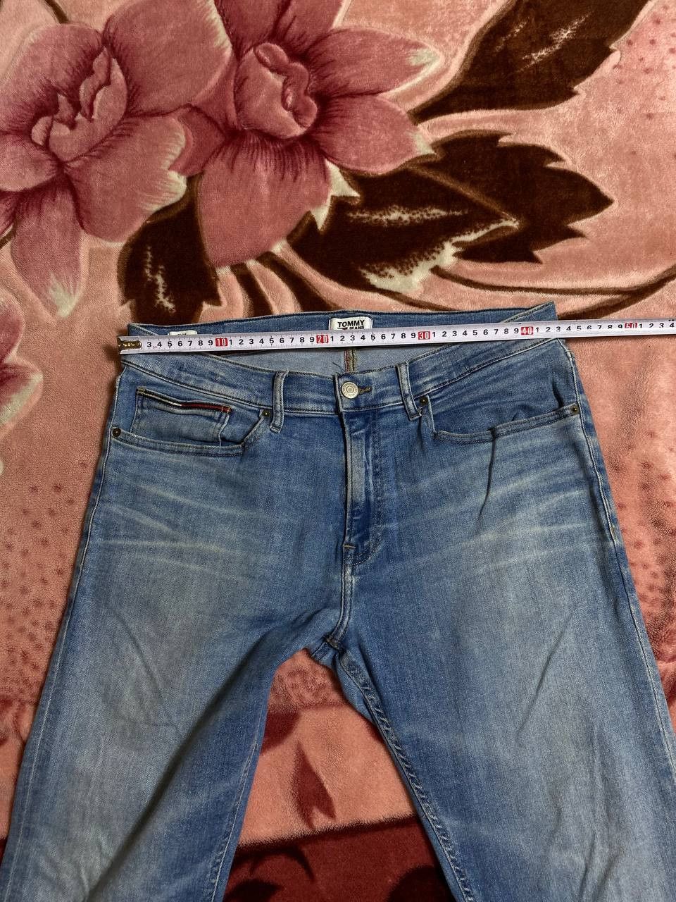 Tommy Hilfiger × Vintage Crazy Y2K Baggy Tommy Hilfiger Carpenter Jeans Grunge Skater Size US 33 - 10 Thumbnail