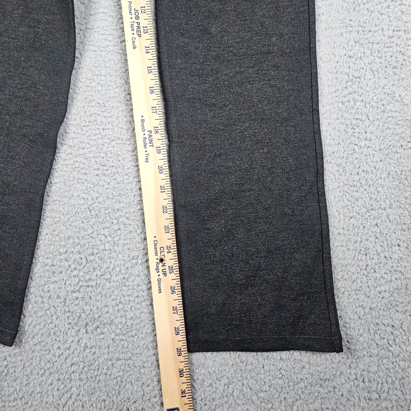 Vintage Betabrand Women’s Pull-on Straight Knit Casual Pant Petite M Gray Modern Casual Pant Womens Petites Size 32" / US 10 / IT 46 - 7 Thumbnail