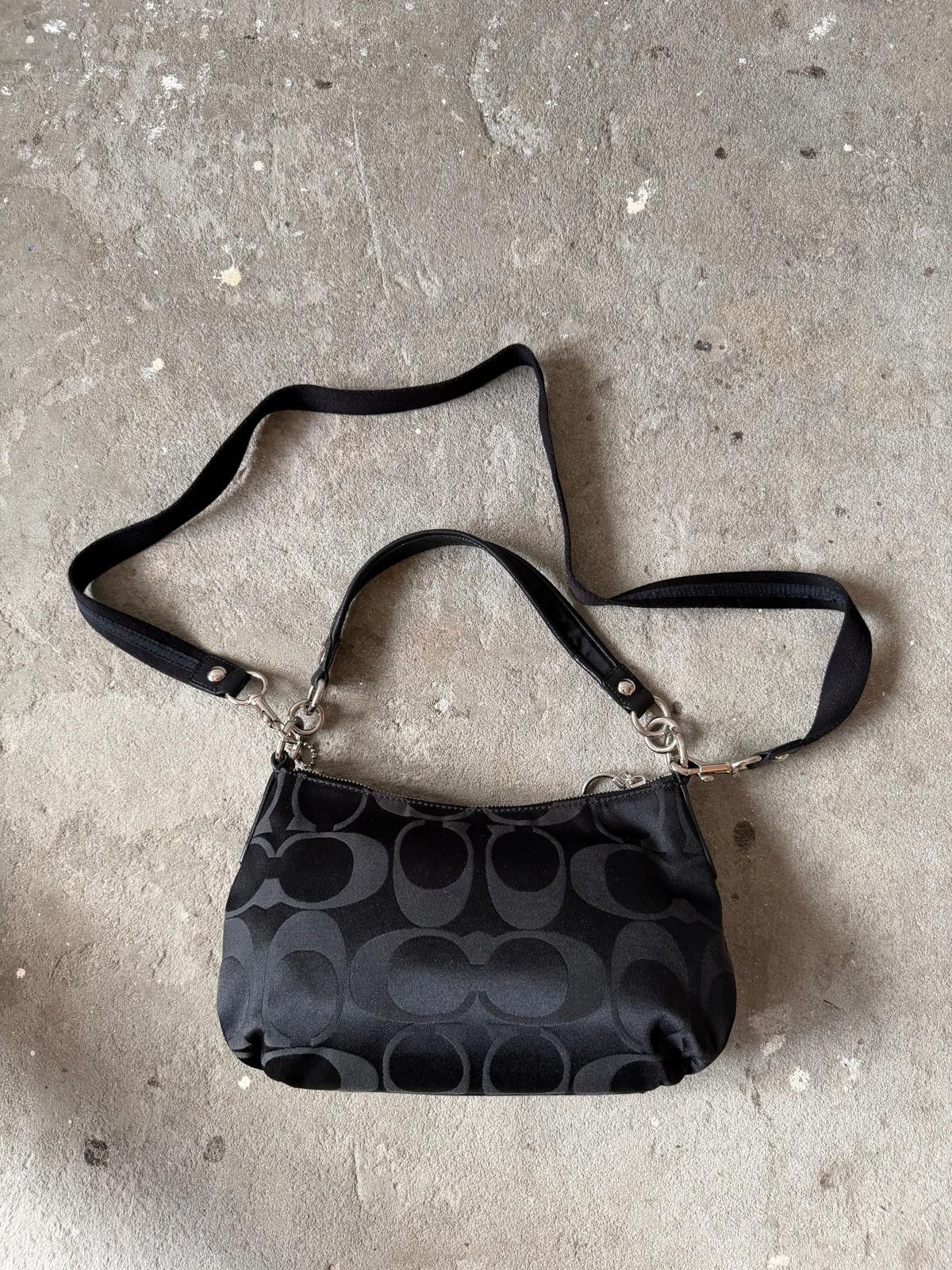 Coach Coach 2Way Poppy Shoulder Bag Black Size ONE SIZE - 7 Thumbnail