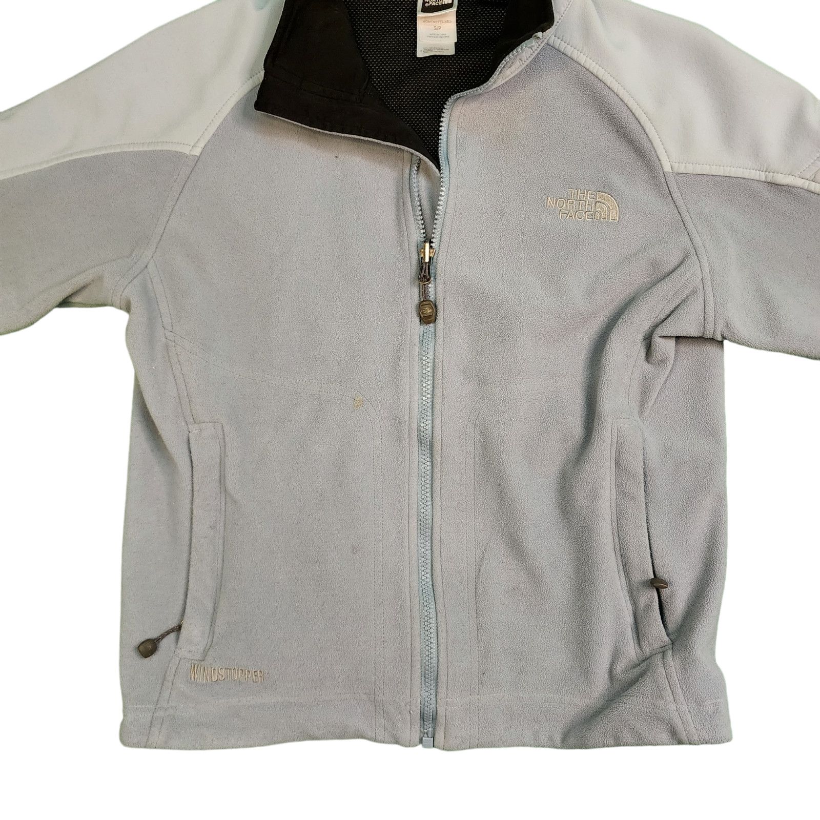 The North Face Womens North Face Jacket Light Blue Small Full Zip Coat Size S / US 4 / IT 40 - 2 Thumbnail