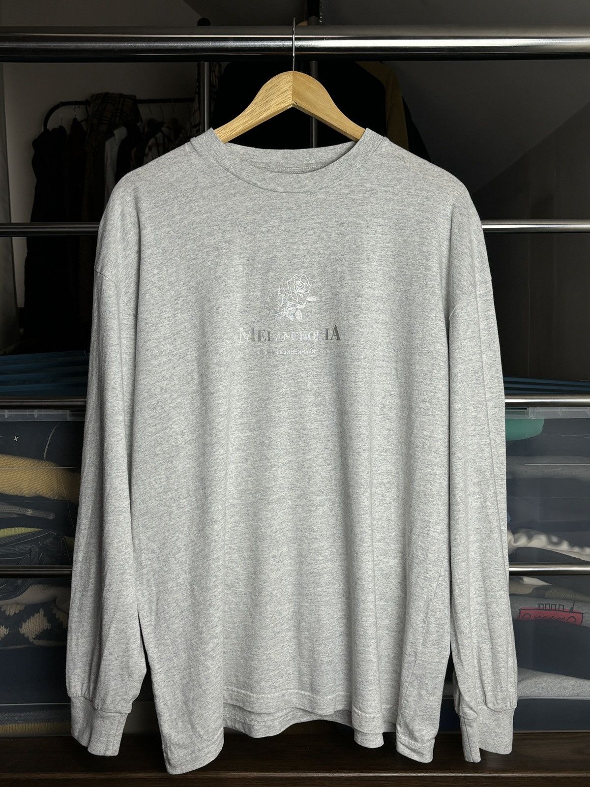 Han Kjobenhavn Han Kjobenhavn Melancholia Roses Long Sleeve Tee Size US M / EU 48-50 / 2 - 1 Thumbnail