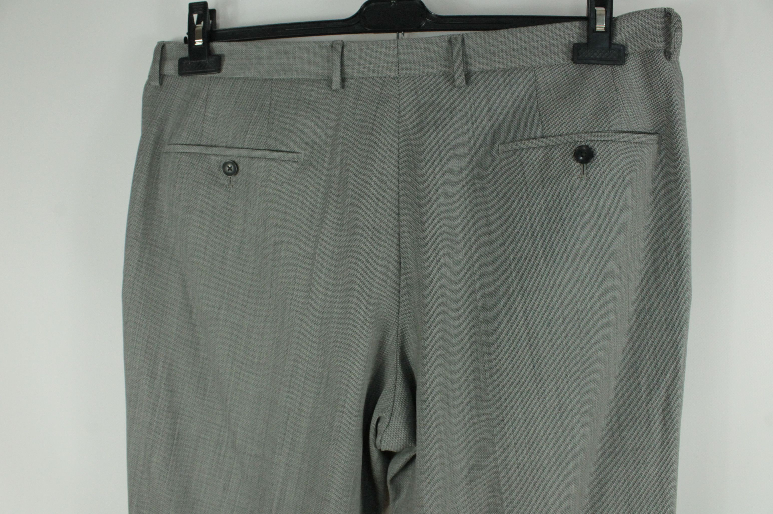 Hugo Boss Hugo Boss Novan5/Ben2 Slim Fit Gray Light 140's Wool Suit Size 44R - 17 Thumbnail