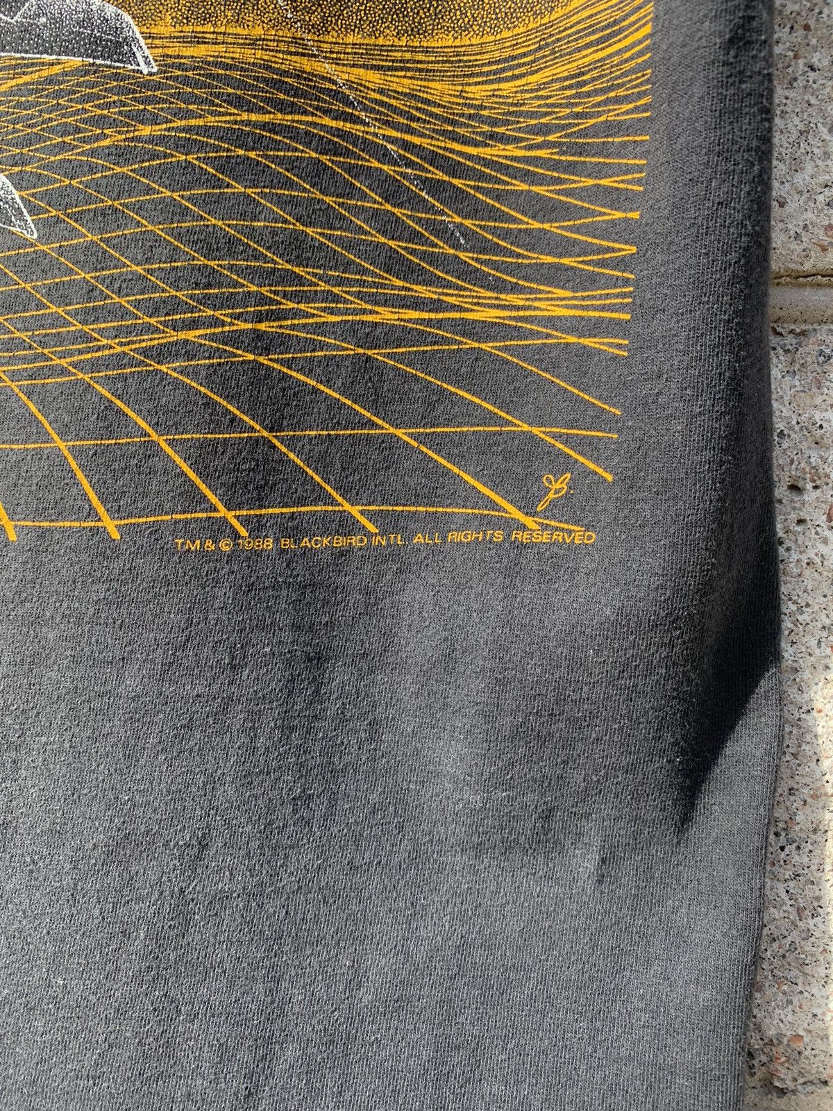 Band Tees × Blackbird × Vintage Vintage Blackbird F-14 Fighting Falcon T Shirt Size US M / EU 48-50 / 2 - 8 Thumbnail