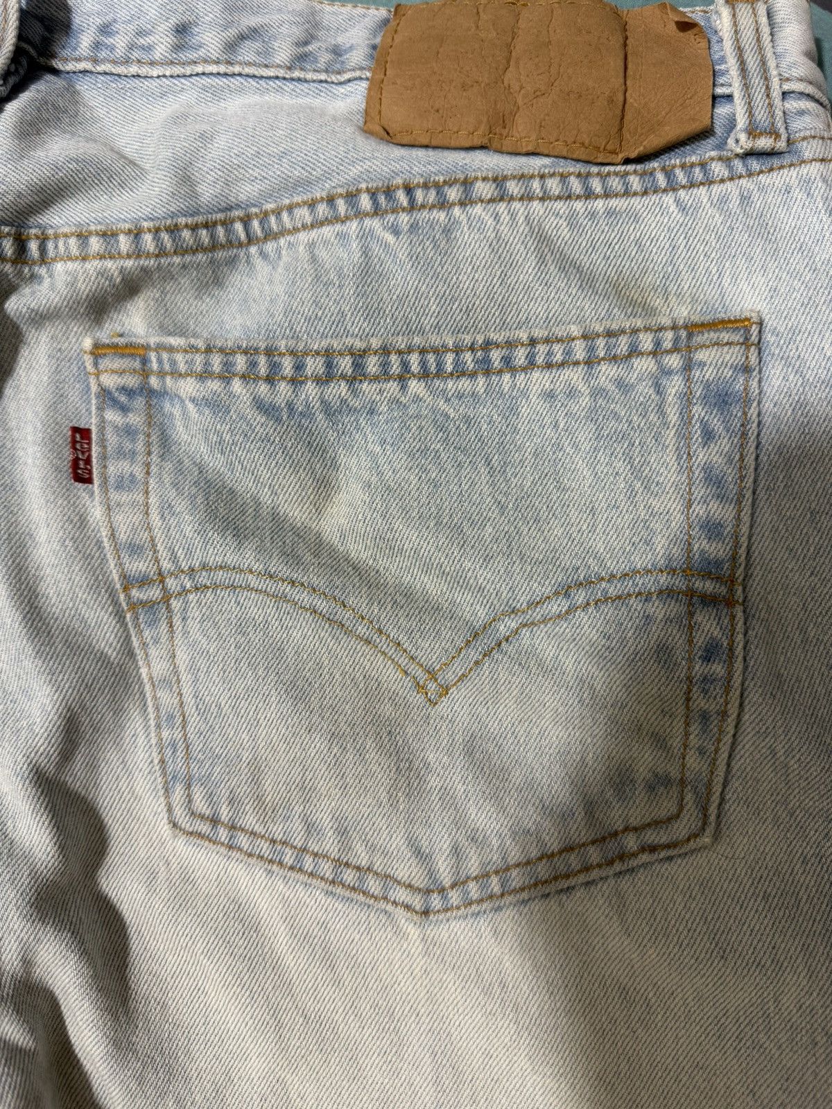 Levi's Vintage 90s Levi's 501 Made in USA Thrashed Distressed Size US 35 - 5 Thumbnail