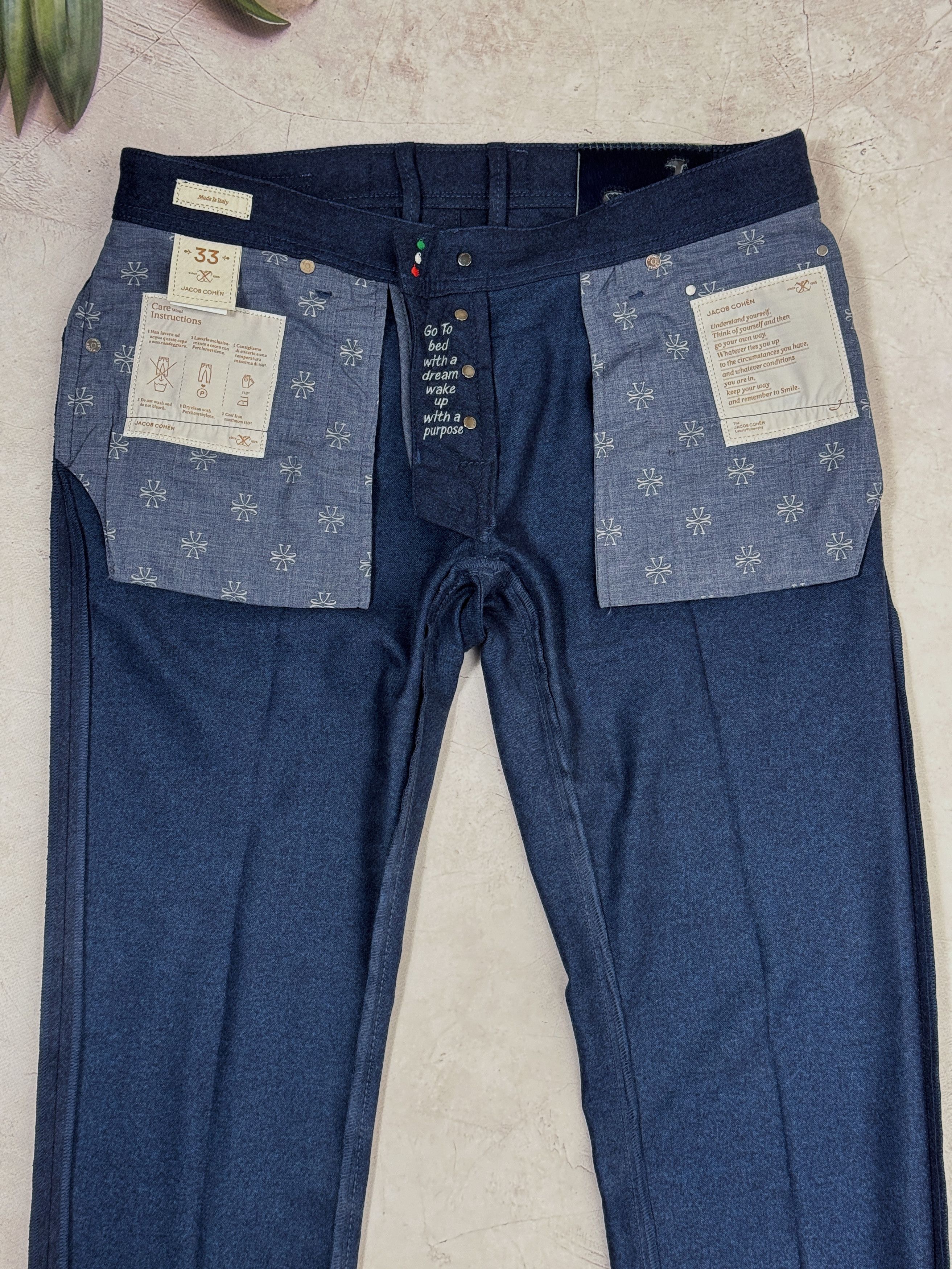 Jacob Cohen Jacob Cohen Wool Pants Trousers Style 622 Size US 33 - 21 Thumbnail