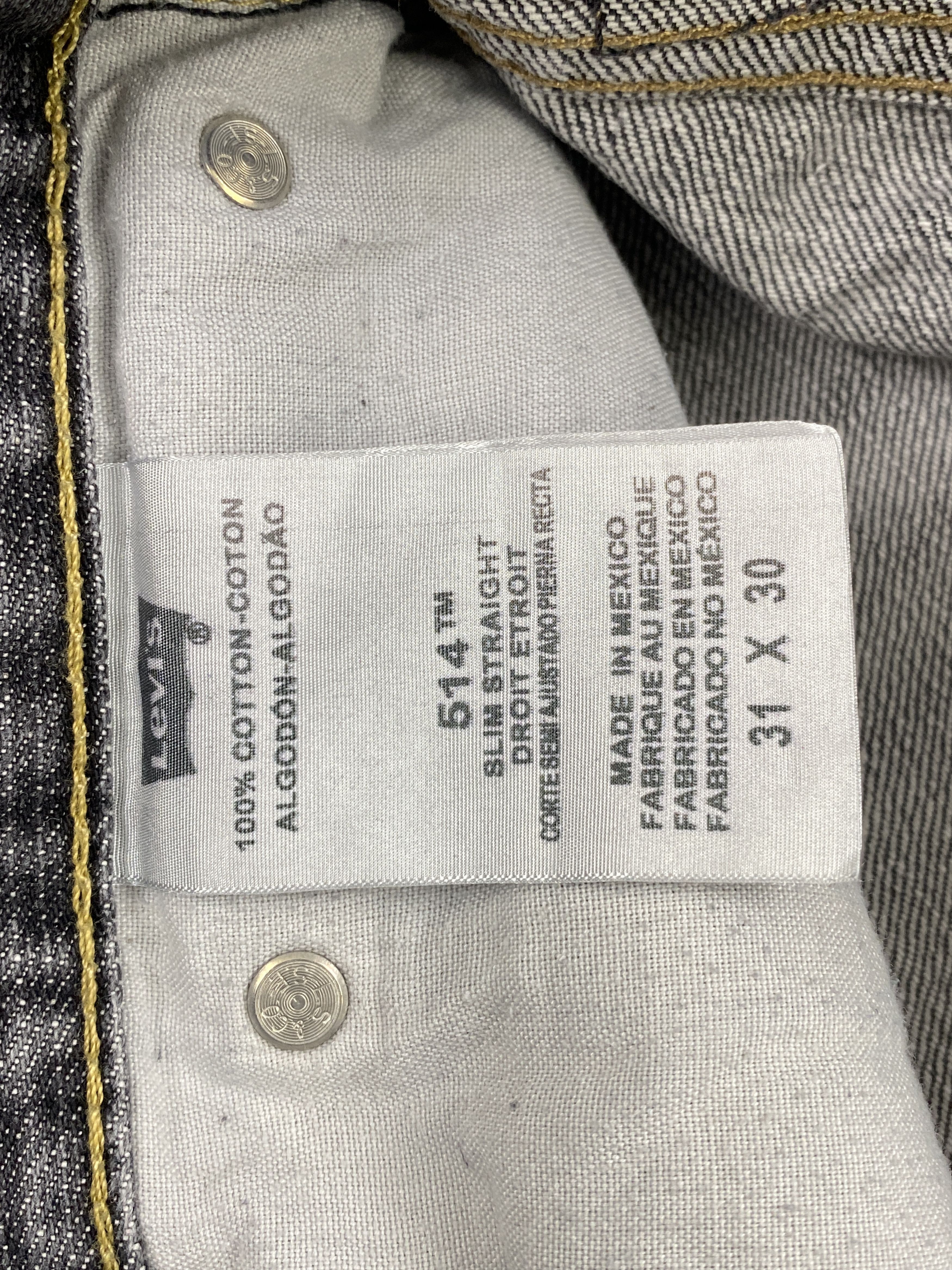 Levi's × Vintage Faded Black Vintage Levis 514 Jeans Size US 32 / EU 48 - 11 Thumbnail