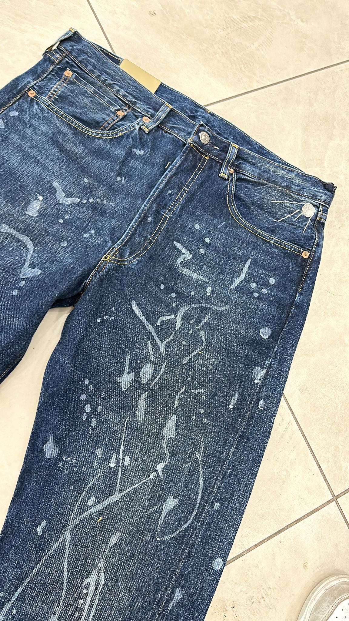 Levi's Vintage Clothing LVC Levi's Vintage Clothing 1955 501XX BigE Selvedge Jeans Size US 34 / EU 50 - 2 Thumbnail