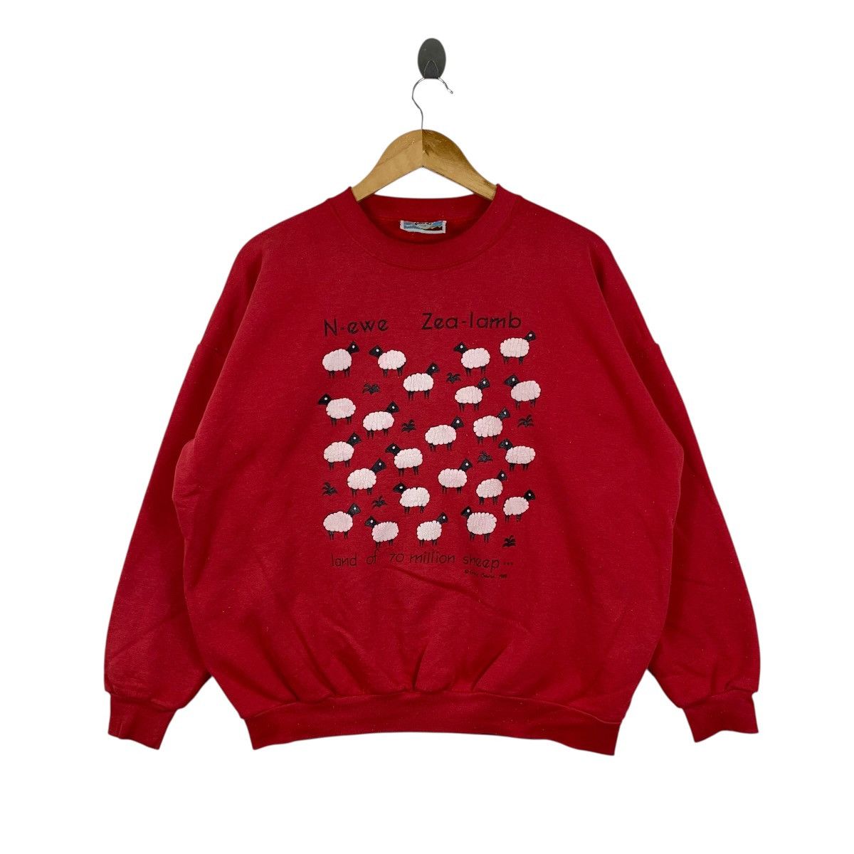 Vintage Vintage 80s PRUE BURCH 70 Million Sheep 1988 Usa Sweatshirt Size US XXL / EU 58 / 5 - 1 Thumbnail