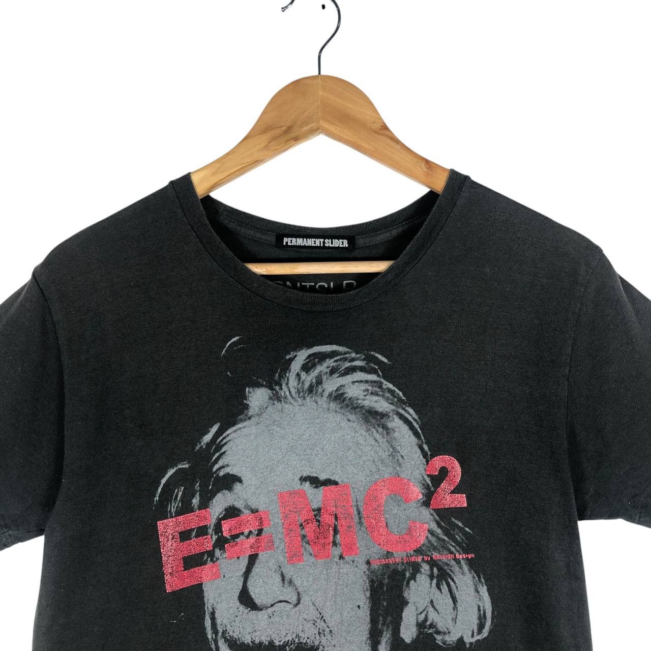 Japanese Brand Vintage " E=MC " Albert Einstein Permanent Slider T-shirt Size US S / EU 44-46 / 1 - 2 Thumbnail