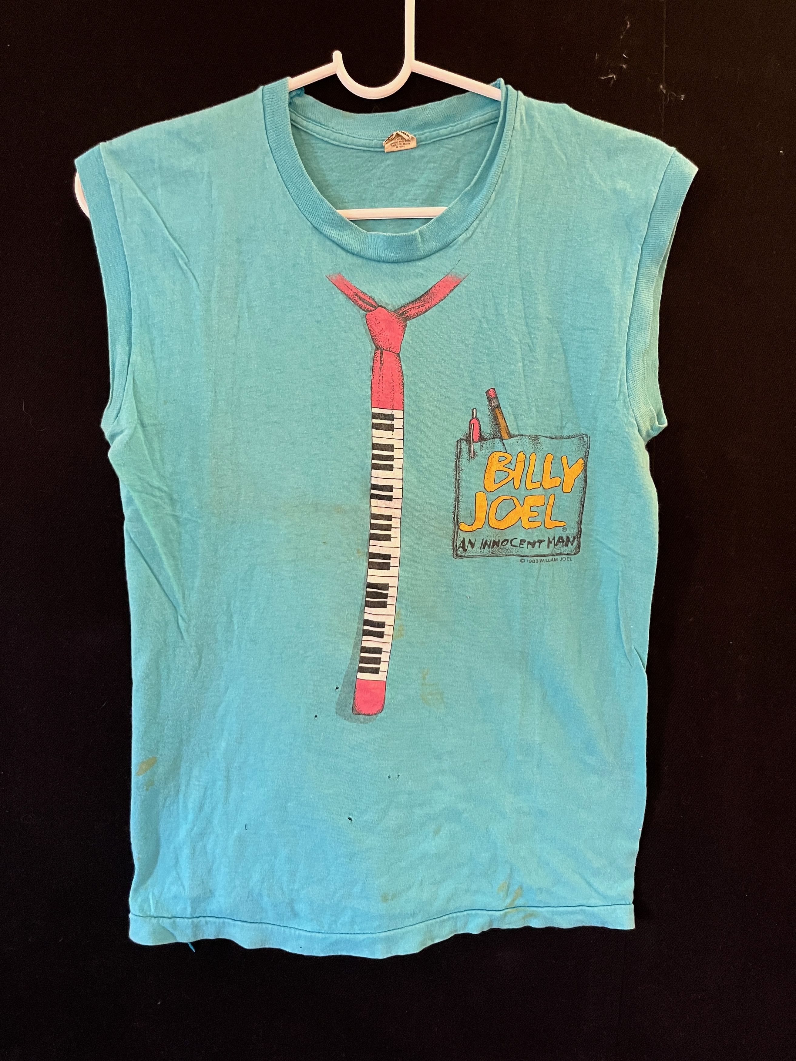 Vintage VINATGE BILLY JOEL AN INNOCENT MAN TOUR SHIRT Size US M / EU 48-50 / 2 - 1 Thumbnail