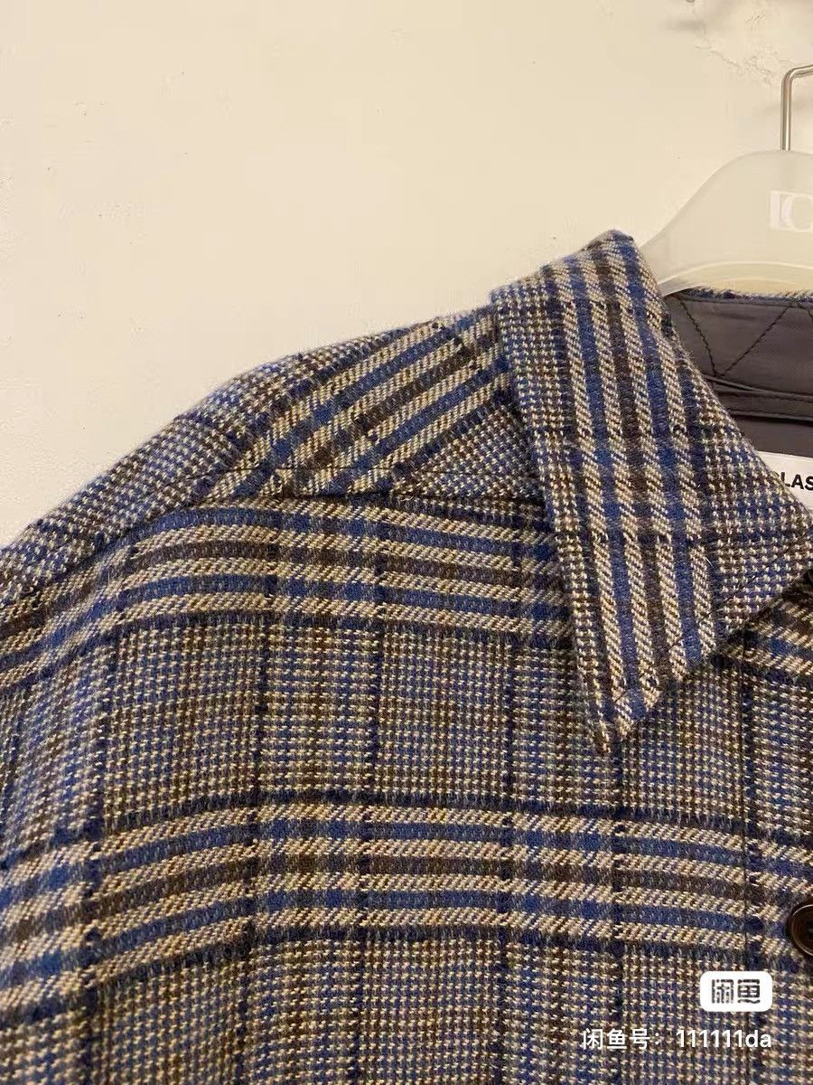 Japanese Brand Low Classic wool plaid shirt Size US M / EU 48-50 / 2 - 6 Thumbnail