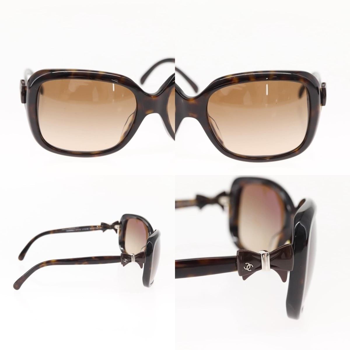 Chanel Chanel Coco Mark Ribbon Sunglasses Size ONE SIZE - 3 Thumbnail